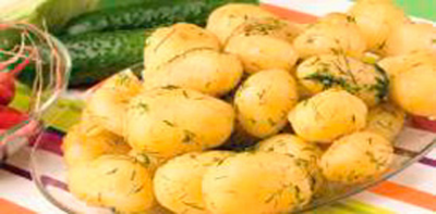 Отварная картошечка с маслом и зеленью