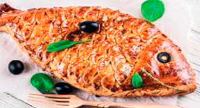 Пирог из рыбы байкальской